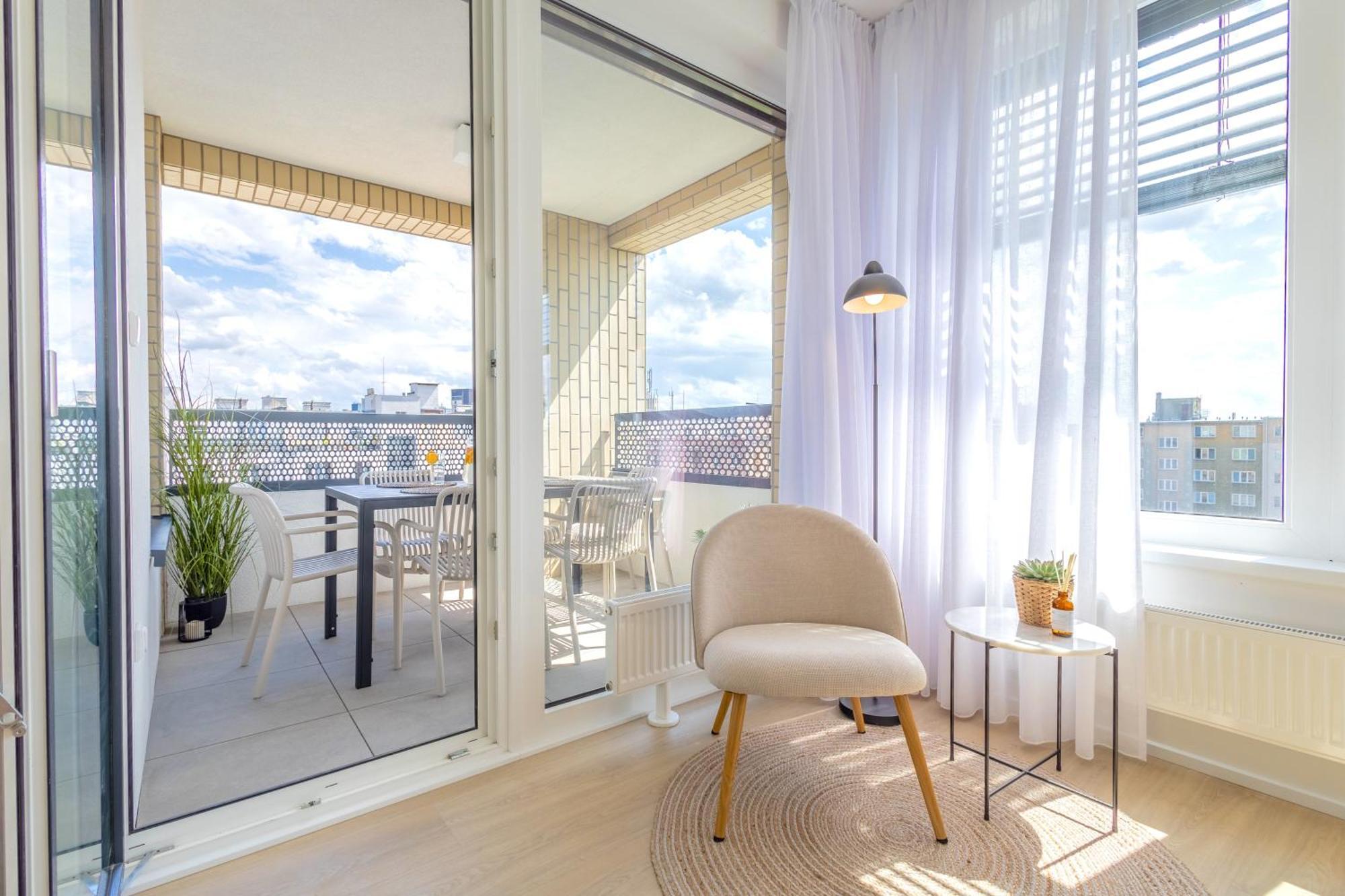 شقة Bright 2Br - 5Th Floor, Balcony, Free Parking By Gravity براغ المظهر الخارجي الصورة